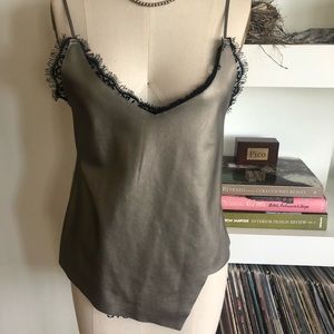 Zara Faux Leather Camisole top
